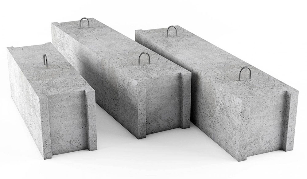 Фундаментные блоки стеновые 1180x400x300 мм ФБС 12-4-3 п ГОСТ 13579-78